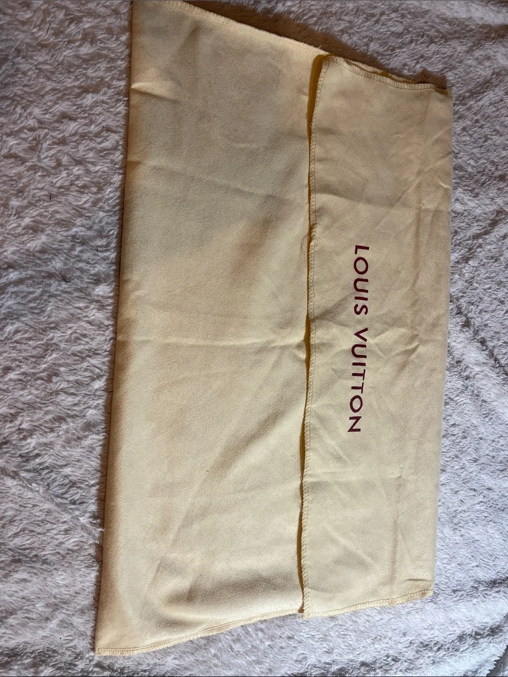 Louis Vuitton Beige Dust Bag - Protective Storage Sleeve